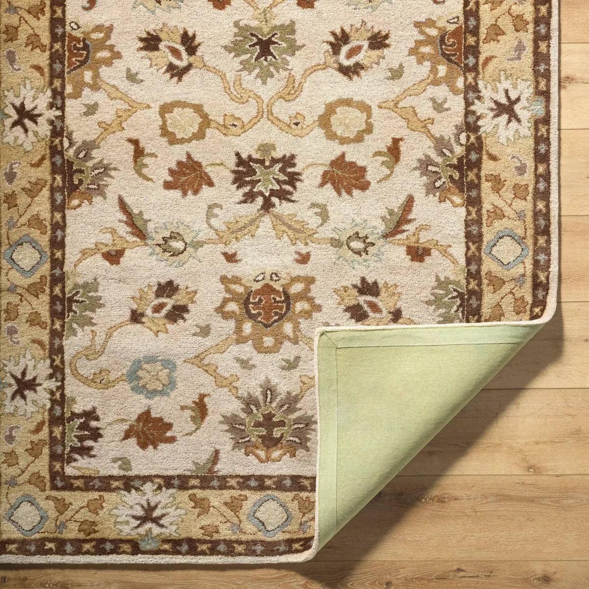 Caesar CAE-1010 Light-Beige Area Rug by LIVABLISS