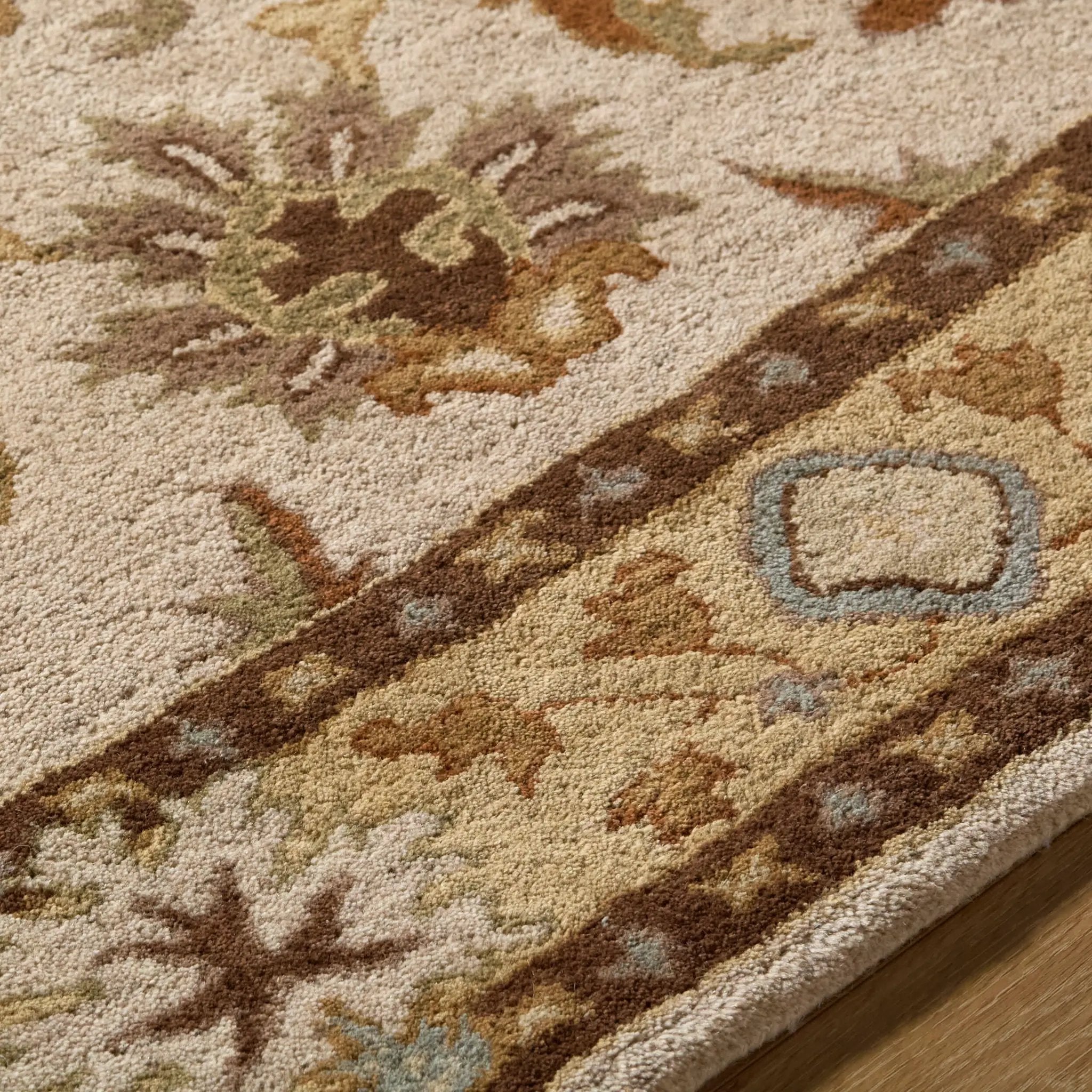 Caesar CAE-1010 Light-Beige Area Rug by LIVABLISS
