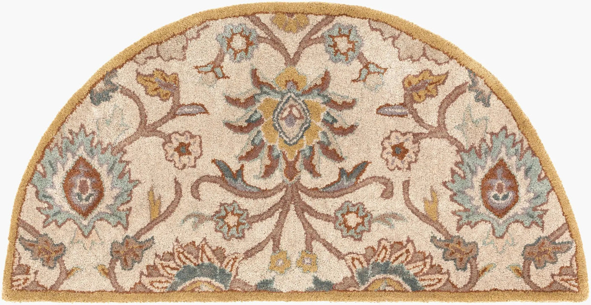 Caesar CAE-1012 Tan Area Rug by LIVABLISS