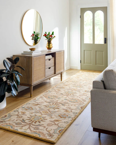 Caesar CAE-1012 Tan Area Rug by LIVABLISS