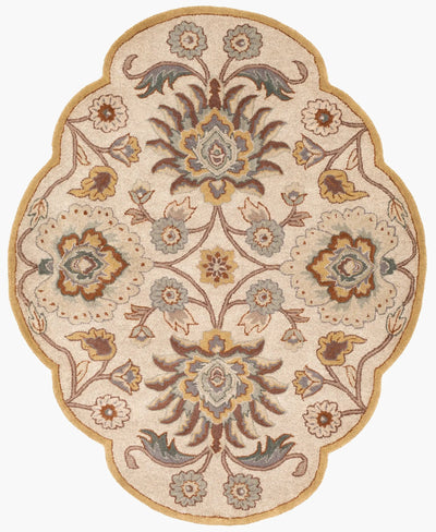 Caesar CAE-1012 Tan Area Rug by LIVABLISS