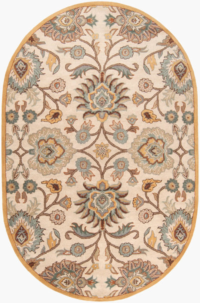 Caesar CAE-1012 Tan Area Rug by LIVABLISS