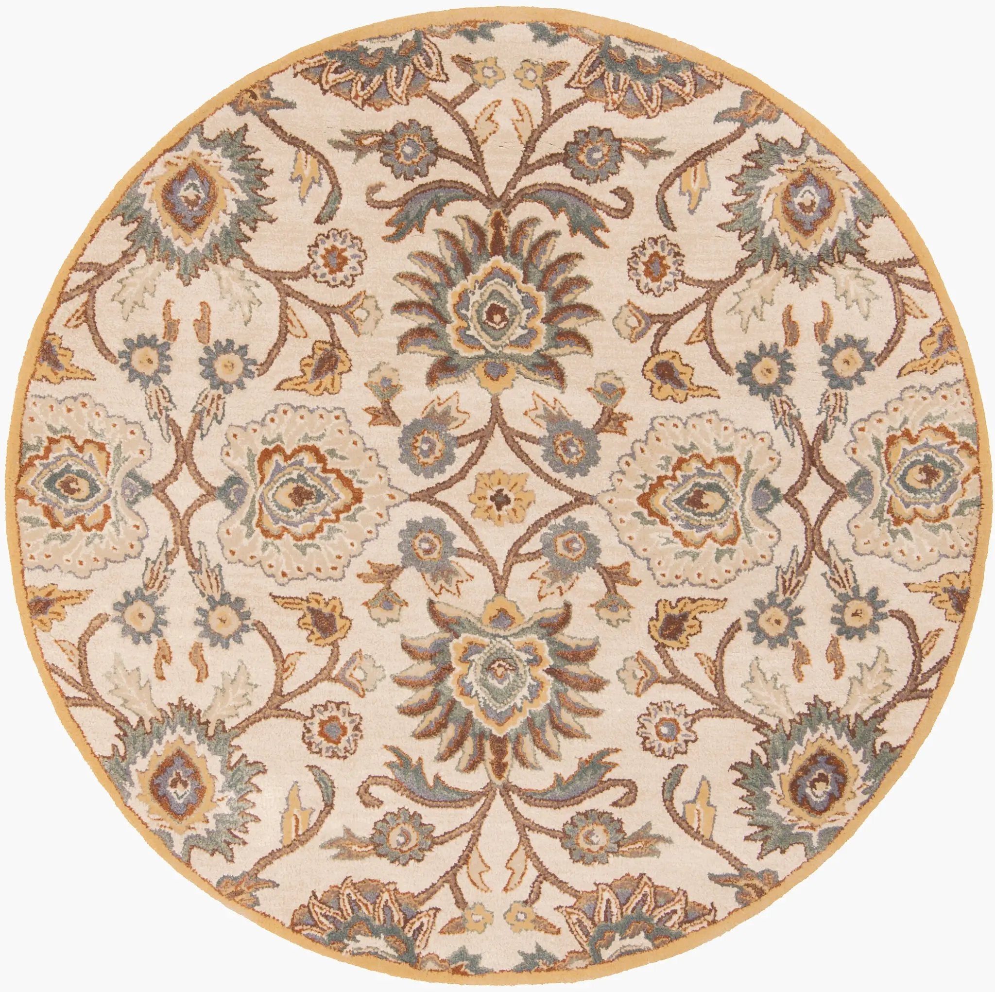 Caesar CAE-1012 Tan Area Rug by LIVABLISS