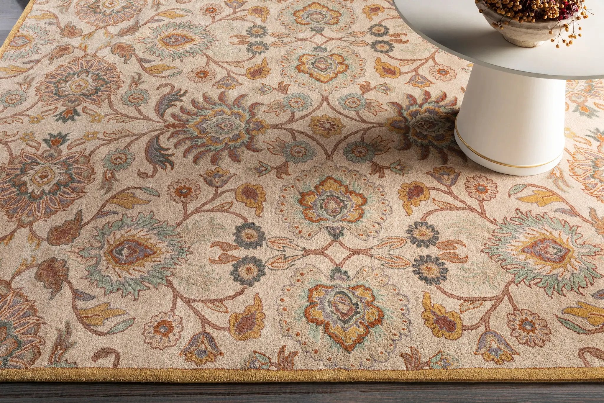 Caesar CAE-1012 Tan Area Rug by LIVABLISS