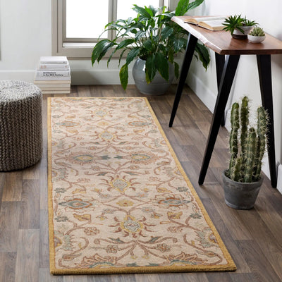 Caesar CAE-1012 Tan Area Rug by LIVABLISS