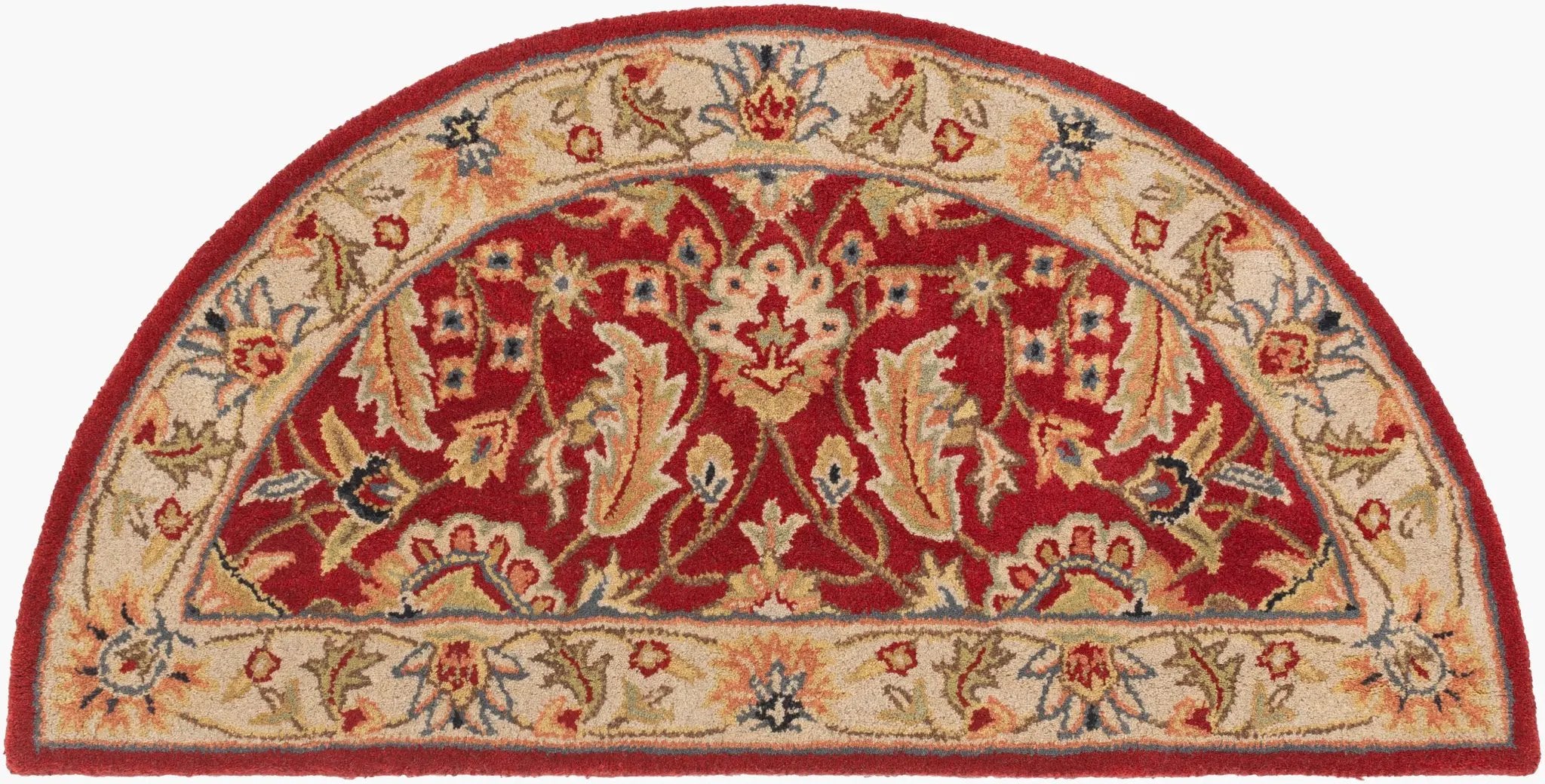 Caesar CAE-1022 Rust Area Rug by LIVABLISS