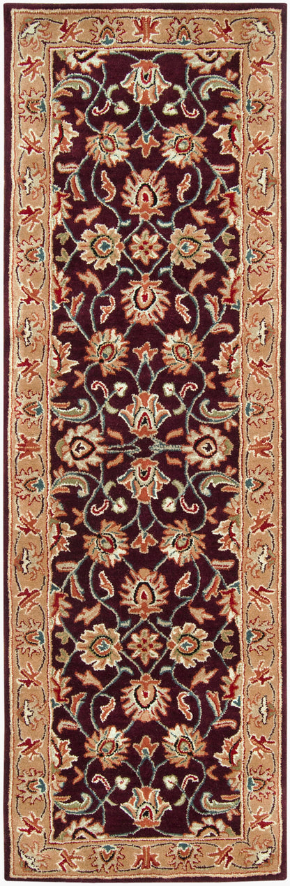 LIVABLISS Caesar CAE-1024 Burgundy Hand Tufted Area Rug