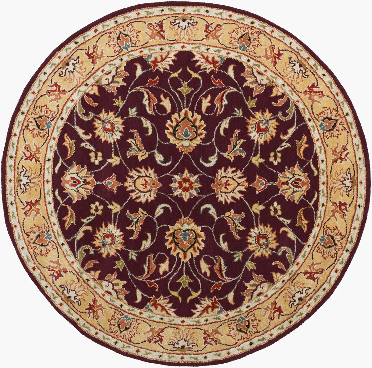 Caesar CAE-1024 Burgundy Area Rug by LIVABLISS