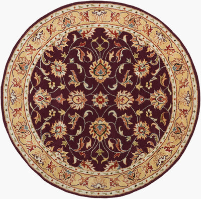 Caesar CAE-1024 Burgundy Area Rug by LIVABLISS