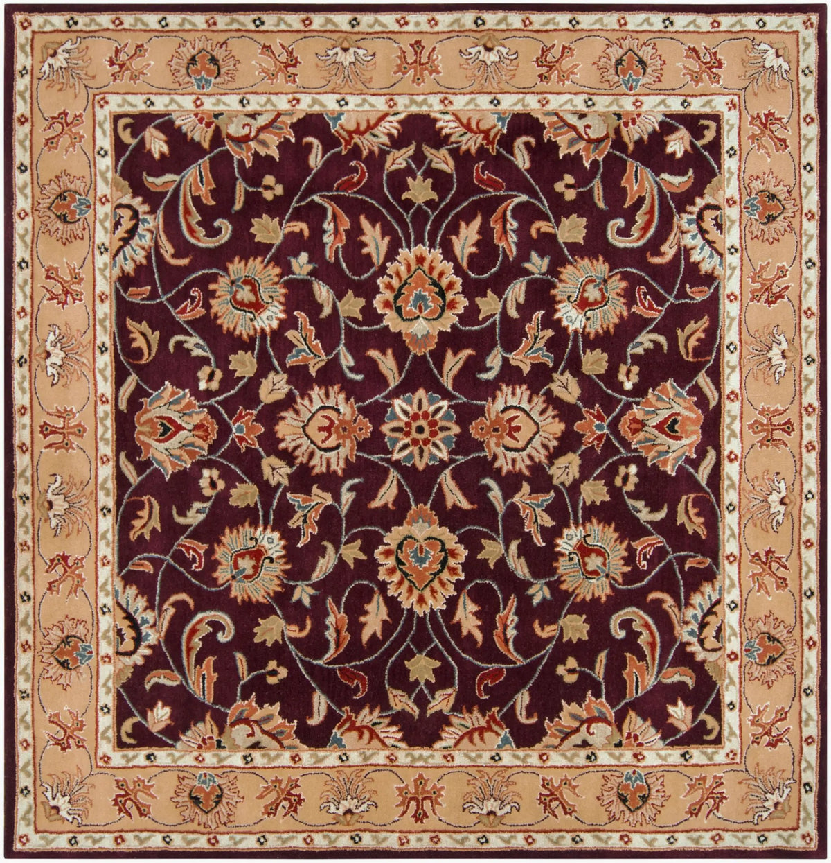 Caesar CAE-1024 Burgundy Area Rug by LIVABLISS