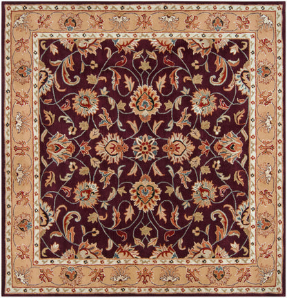LIVABLISS Caesar CAE-1024 Burgundy Hand Tufted Area Rug