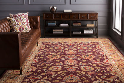 LIVABLISS Caesar CAE-1024 Burgundy Hand Tufted Area Rug