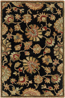 Surya Caesar CAE-1027 Black Area Rug by LIVABLISS