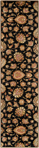 Surya Caesar CAE-1027 Black Area Rug by LIVABLISS