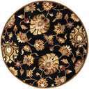 Surya Caesar CAE-1027 Black Area Rug by LIVABLISS