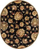 Surya Caesar CAE-1027 Black Area Rug by LIVABLISS