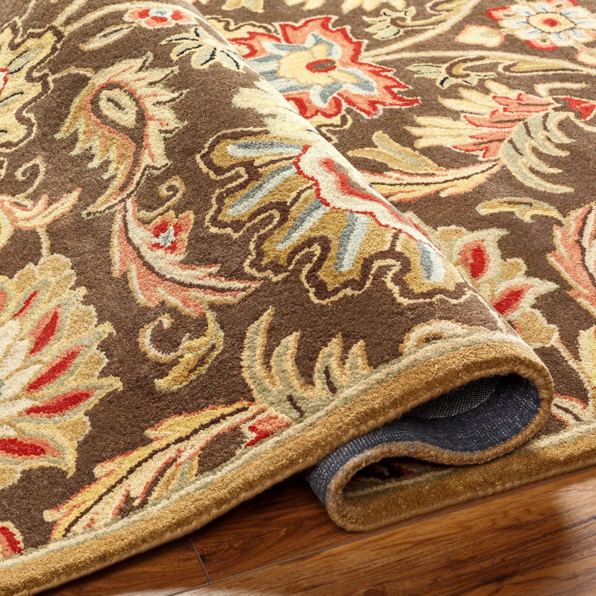 LIVABLISS Caesar CAE-1028 Dark-Brown Area Rug - Rugs Hand Tufted Rug