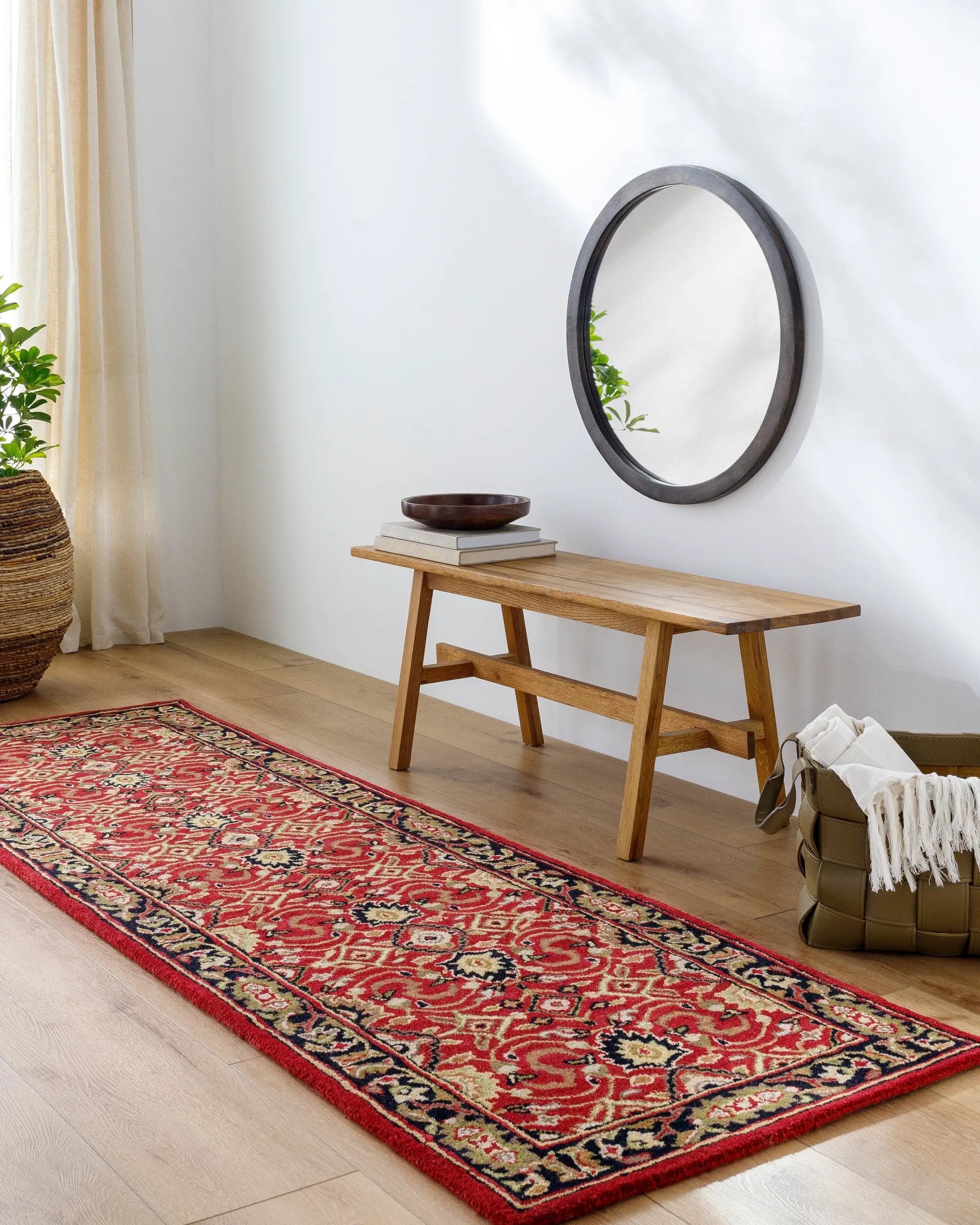 Caesar CAE-1031 Burgundy Area Rug by LIVABLISS