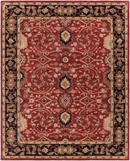 Surya Caesar CAE-1031 Burgandy Area Rug by LIVABLISS