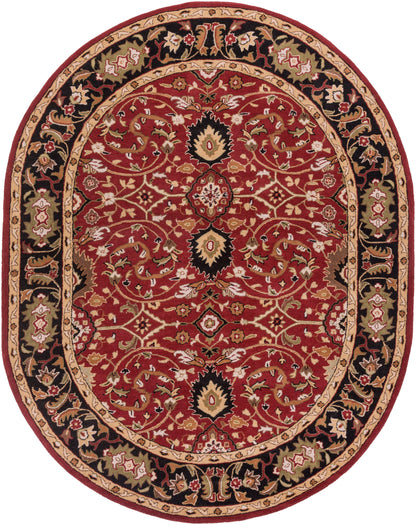 Surya Caesar CAE-1031 Burgandy Area Rug by LIVABLISS