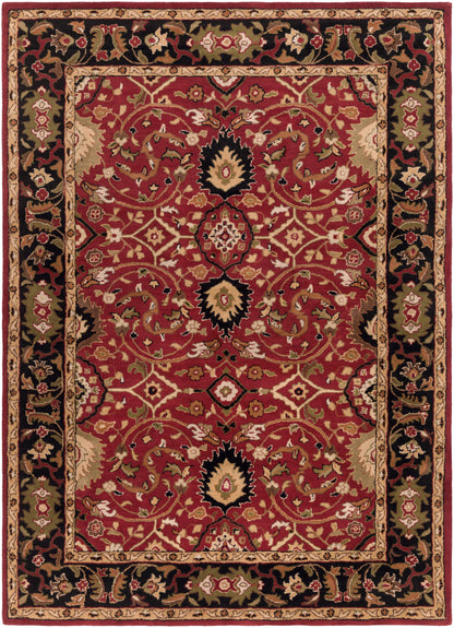 Surya Caesar CAE-1031 Burgandy Area Rug by LIVABLISS