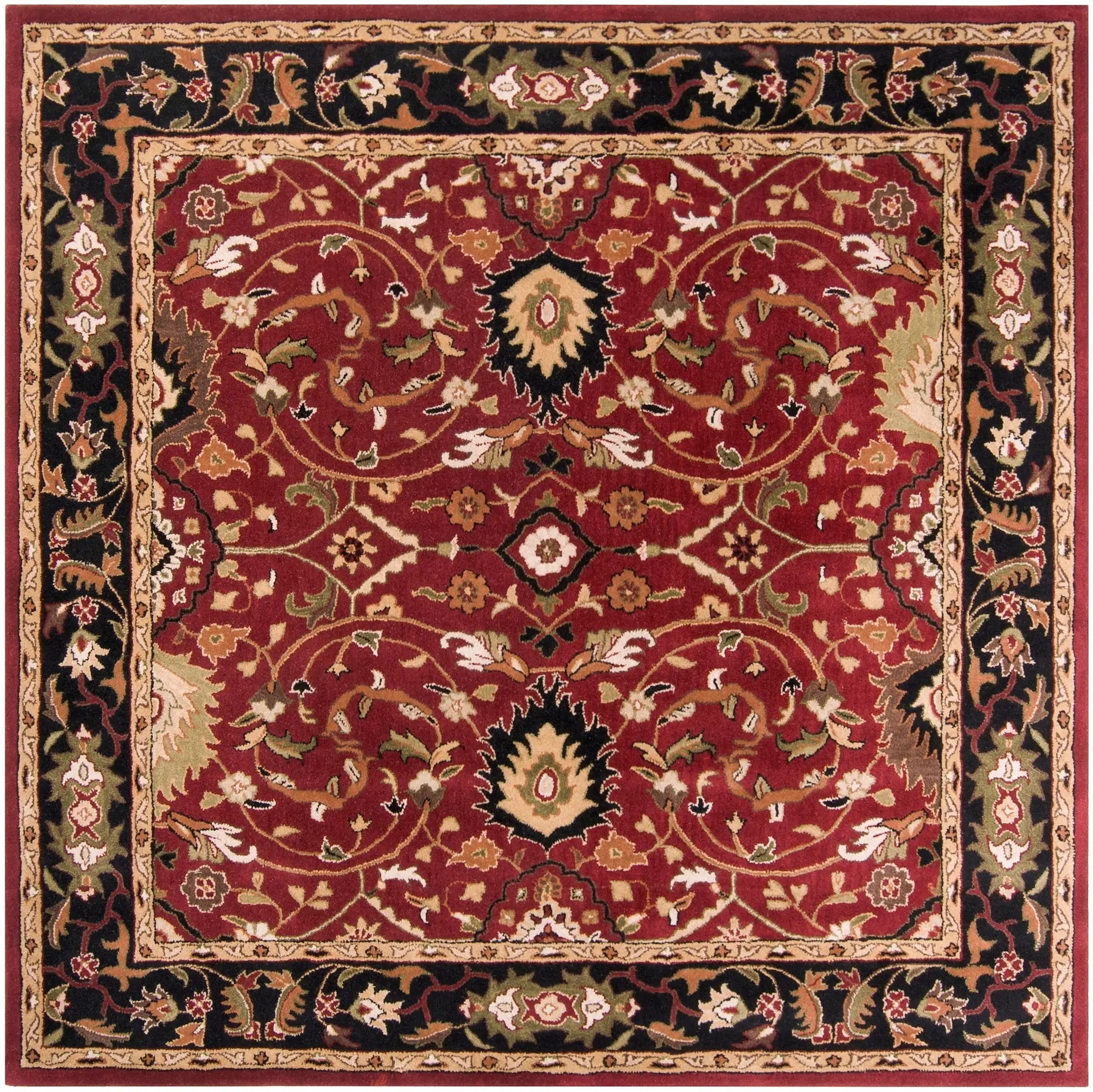 Caesar CAE-1031 Burgundy Area Rug by LIVABLISS