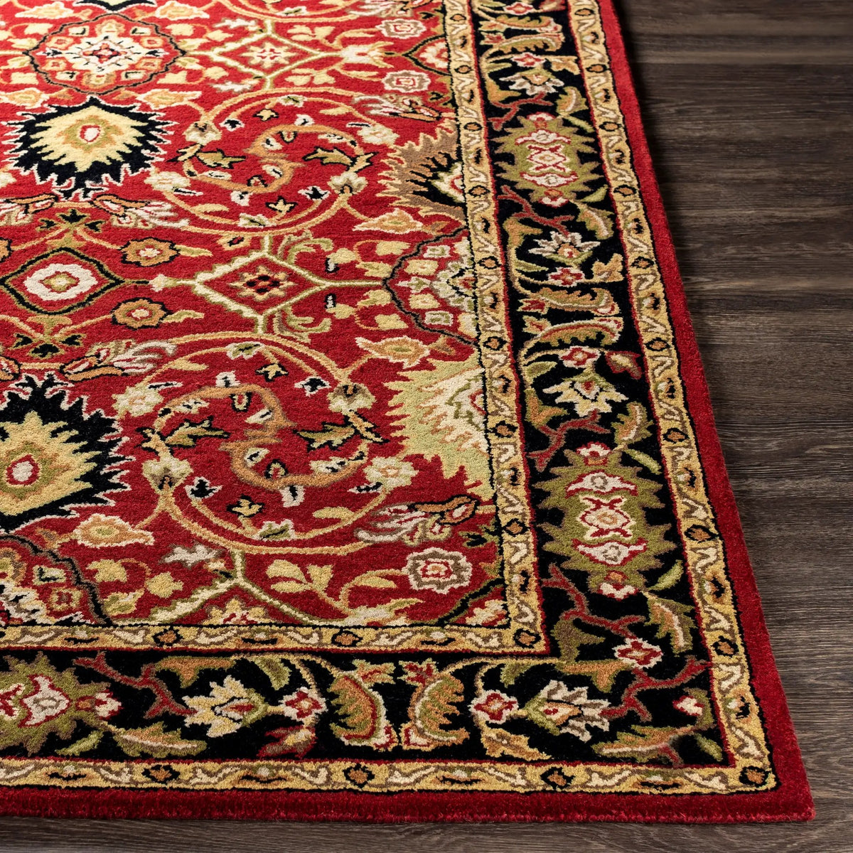 Caesar CAE-1031 Burgundy Area Rug by LIVABLISS