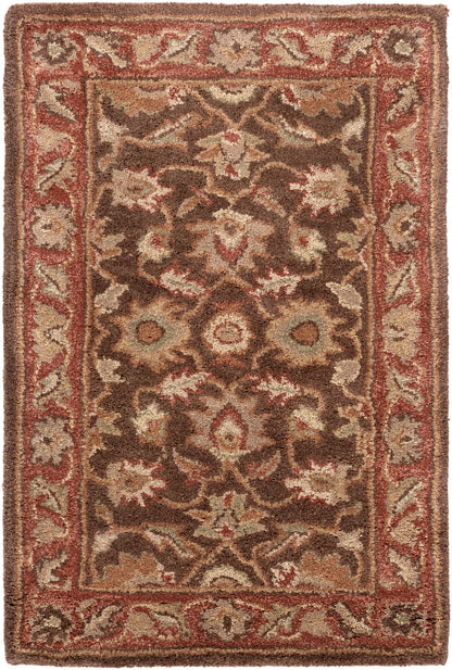 Surya Caesar CAE-1036 Dark Brown Area Rug by LIVABLISS