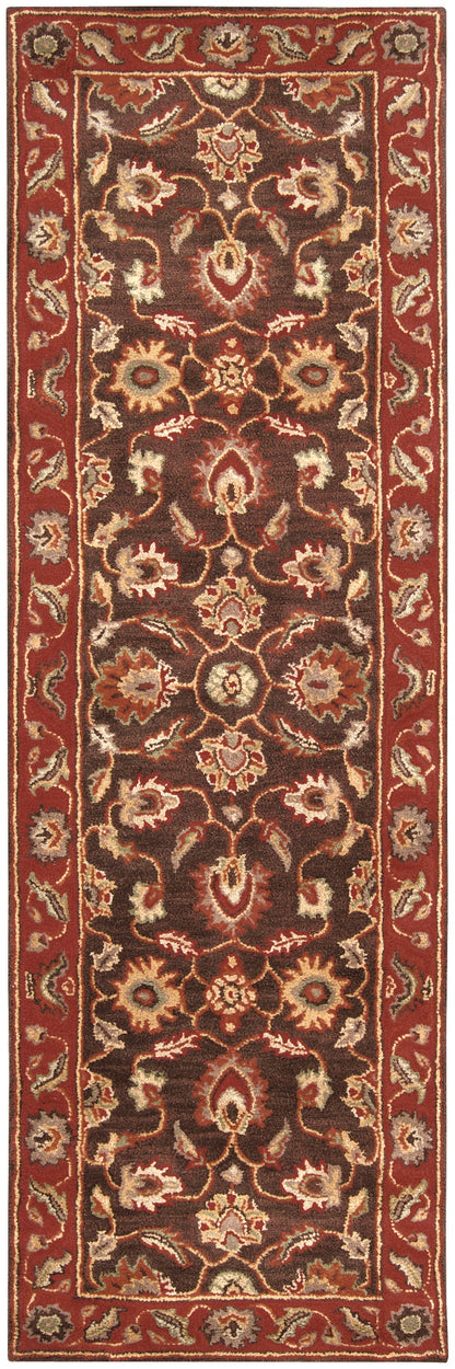 Surya Caesar CAE-1036 Dark Brown Area Rug by LIVABLISS