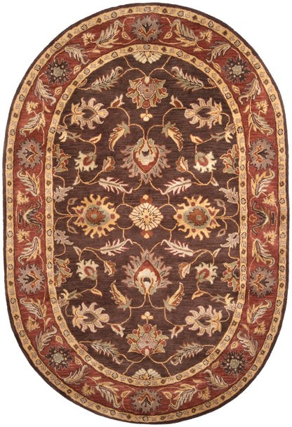 Surya Caesar CAE-1036 Dark Brown Area Rug by LIVABLISS