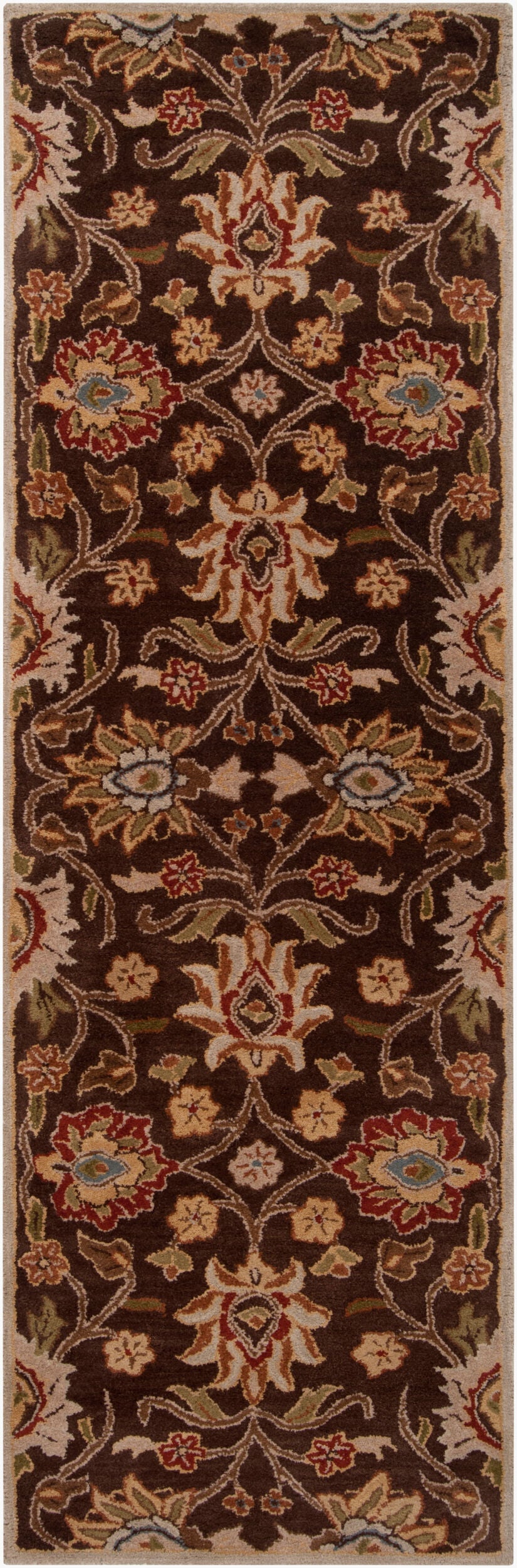 LIVABLISS Caesar CAE-1051 Dark Brown Hand Tufted Area Rug