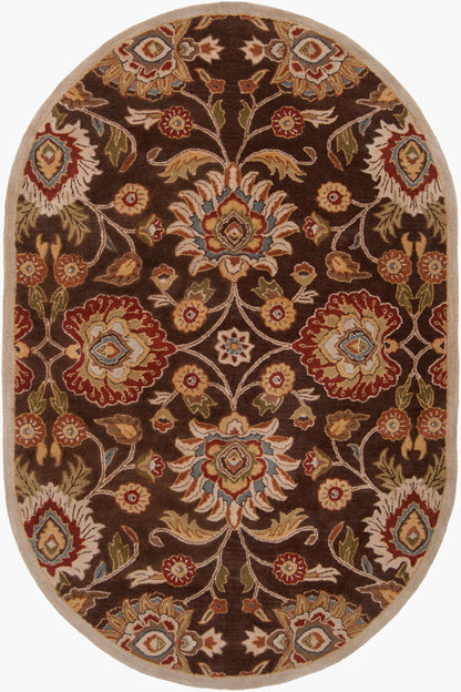 LIVABLISS Caesar CAE-1051 Dark Brown Hand Tufted Area Rug