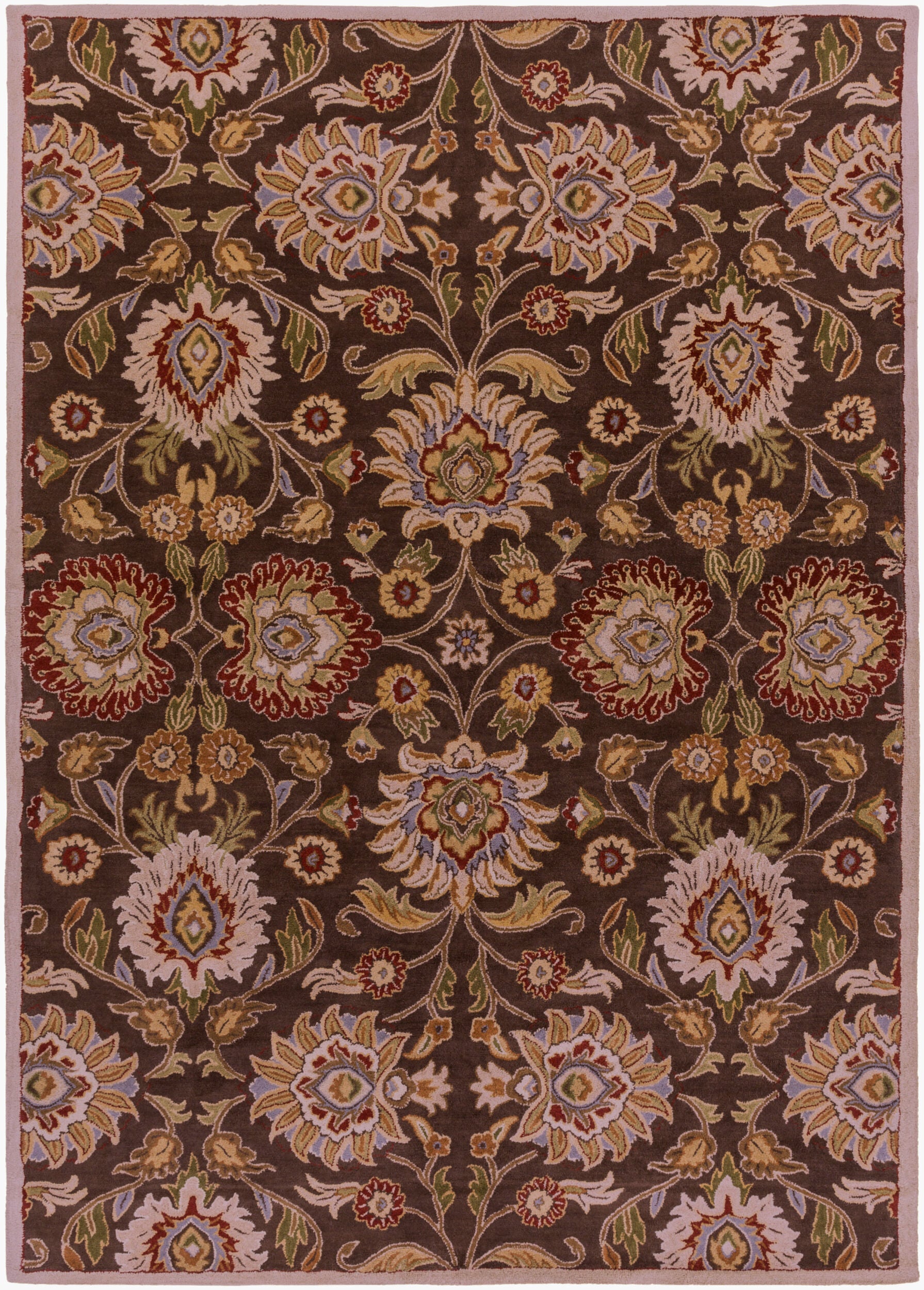 LIVABLISS Caesar CAE-1051 Dark Brown Hand Tufted Area Rug