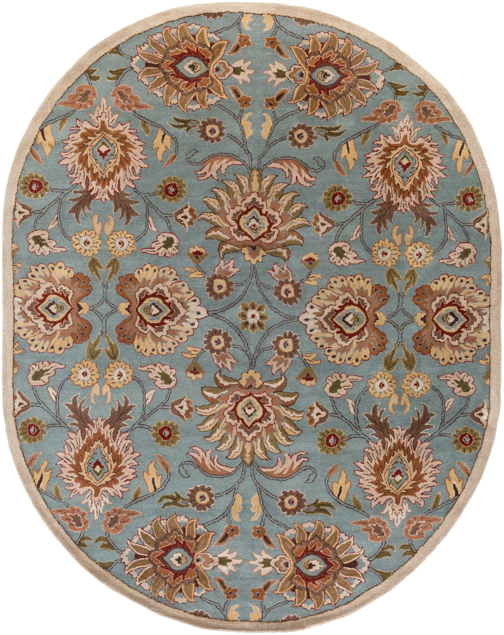 Caesar CAE-1052 Medium-Gray Area Rug by LIVABLISS