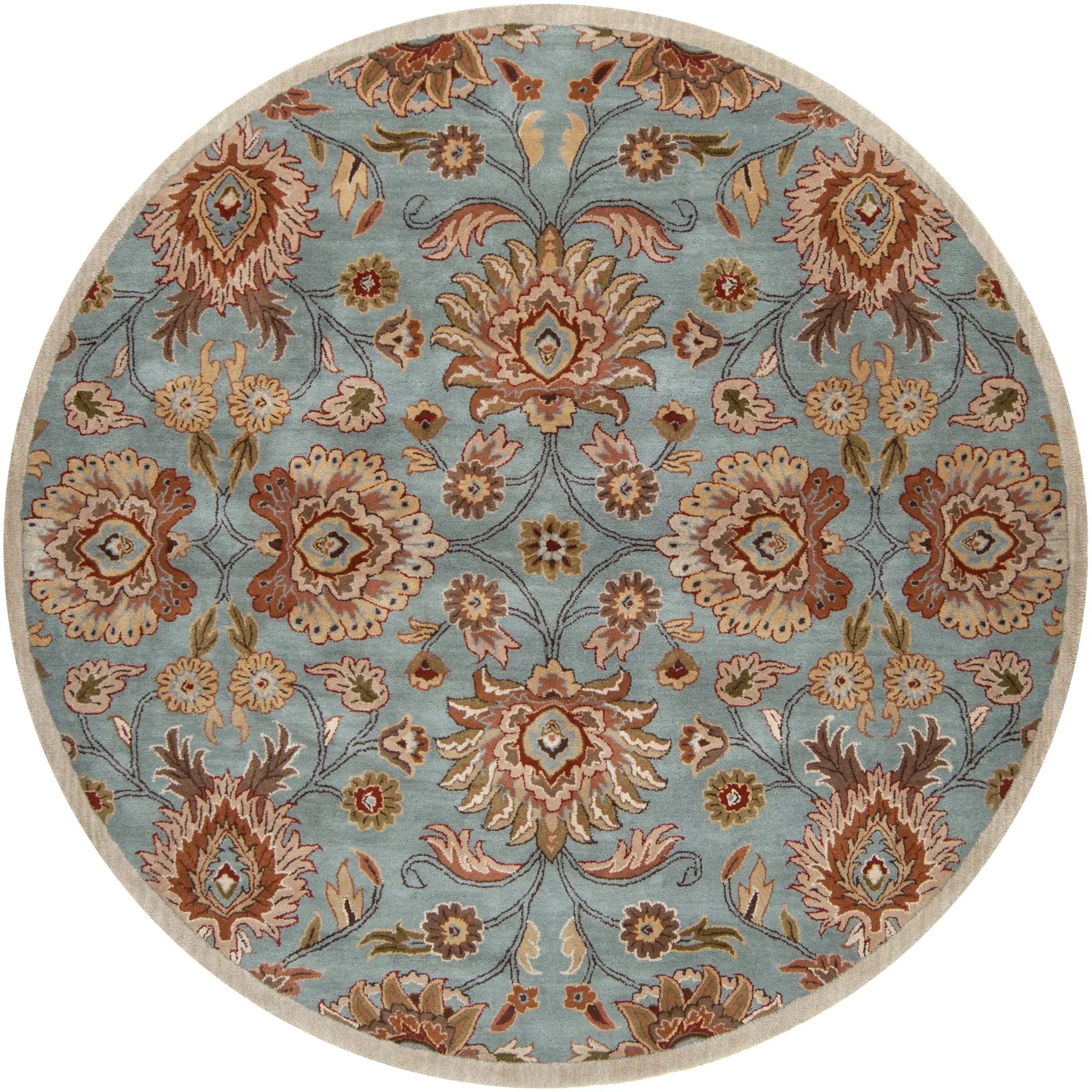 Caesar CAE-1052 Medium-Gray Area Rug by LIVABLISS