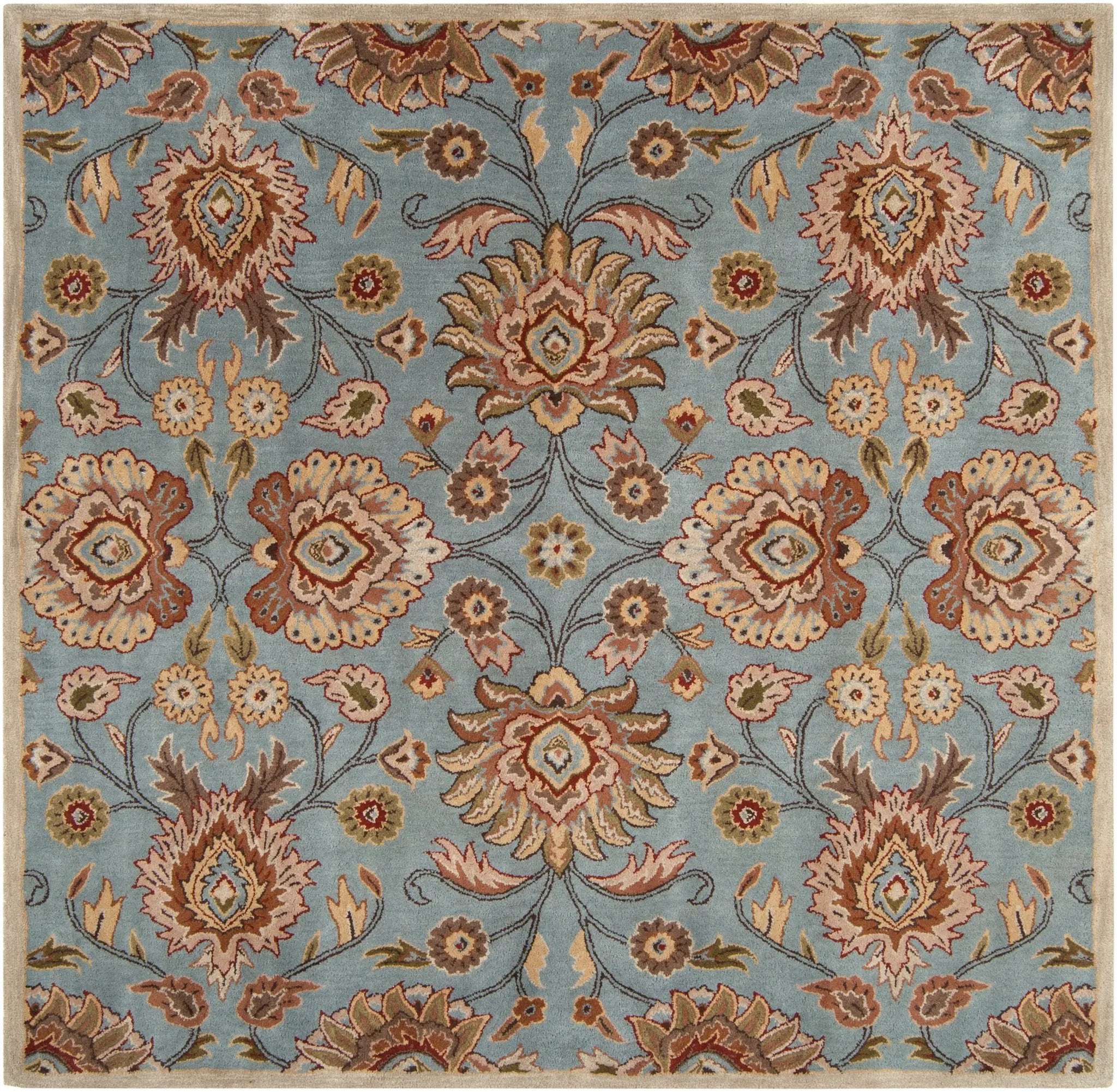Caesar CAE-1052 Medium-Gray Area Rug by LIVABLISS