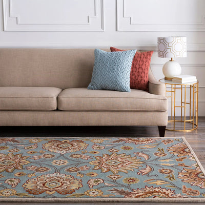 Caesar CAE-1052 Medium-Gray Area Rug by LIVABLISS