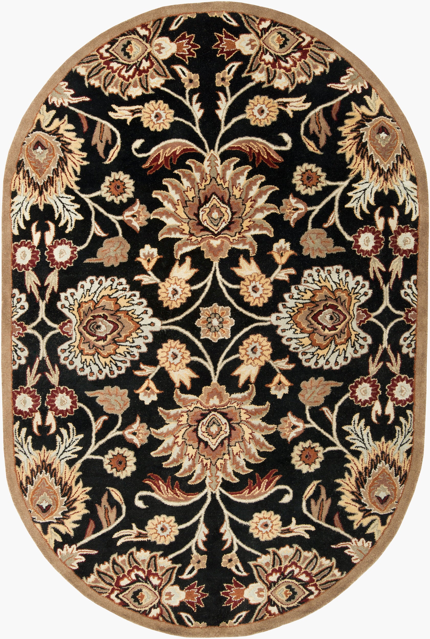 LIVABLISS Caesar CAE-1053 Black Hand Tufted Area Rug