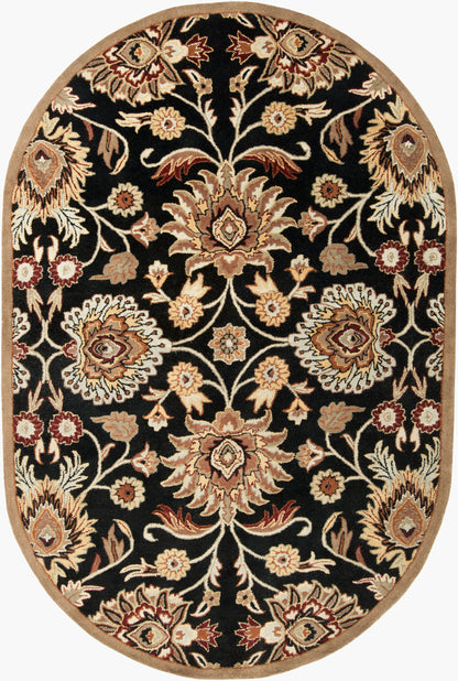 LIVABLISS Caesar CAE-1053 Black Hand Tufted Area Rug