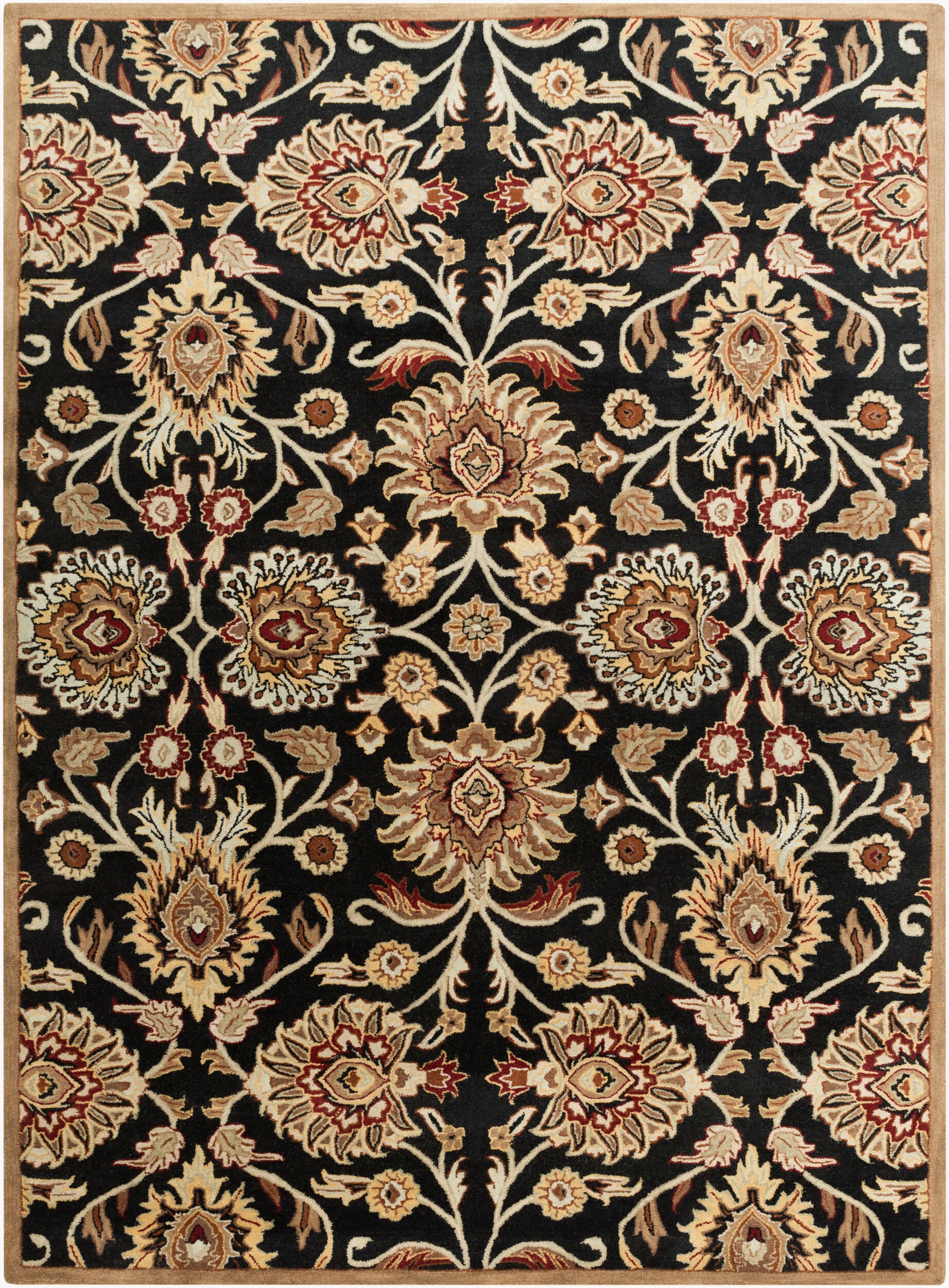 LIVABLISS Caesar CAE-1053 Black Hand Tufted Area Rug
