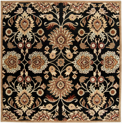 Caesar CAE-1053 Black Area Rug by LIVABLISS