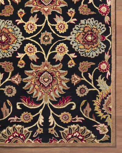 Caesar CAE-1053 Black Area Rug by LIVABLISS