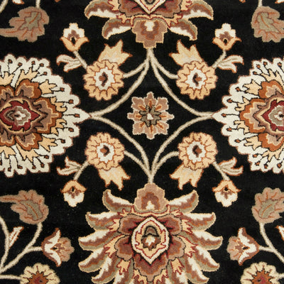 Caesar CAE-1053 Black Area Rug by LIVABLISS