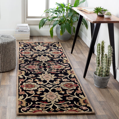 LIVABLISS Caesar CAE-1053 Black Hand Tufted Area Rug
