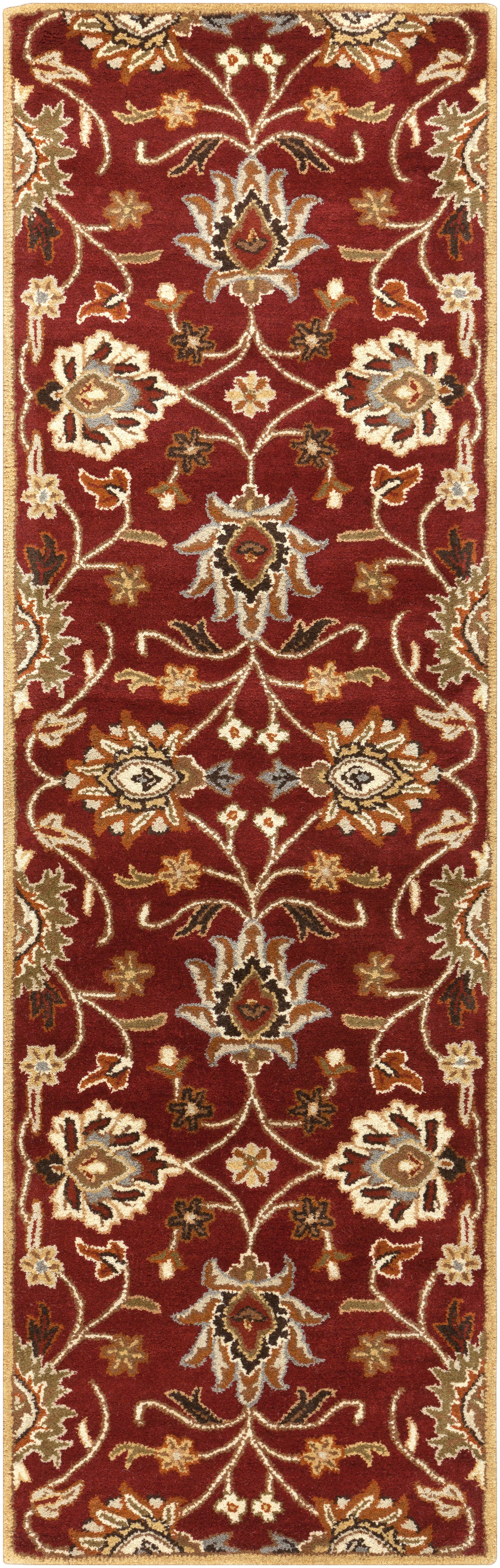 LIVABLISS Caesar CAE-1061 Dark-Red Area Rug