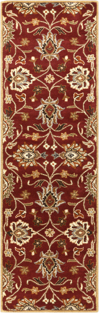 LIVABLISS Caesar CAE-1061 Dark-Red Area Rug