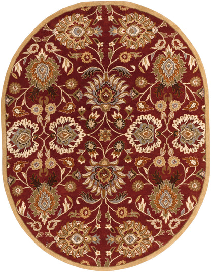 LIVABLISS Caesar CAE-1061 Dark-Red Area Rug