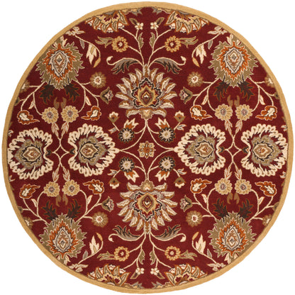 LIVABLISS Caesar CAE-1061 Dark-Red Area Rug