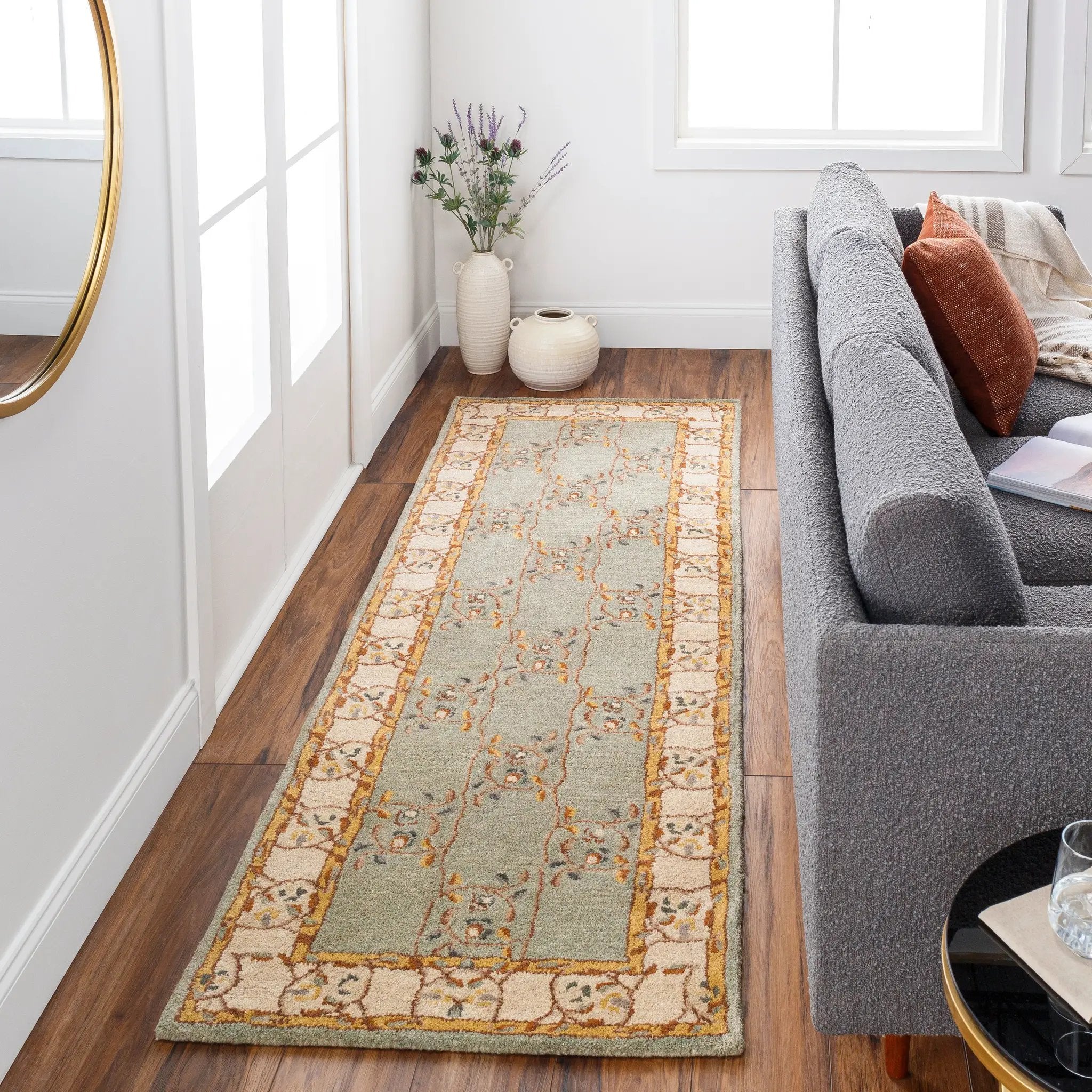 Caesar CAE-1100 Sage Area Rug by LIVABLISS