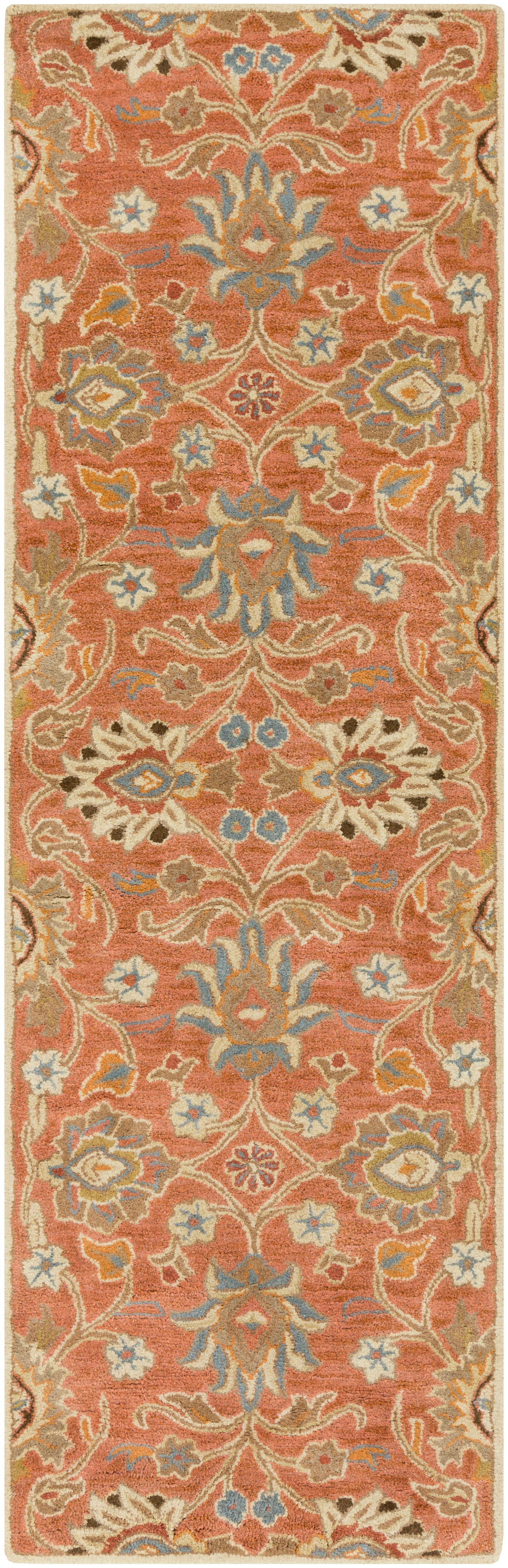 LIVABLISS Caesar CAE-1107 Burnt-Orange Area Rug